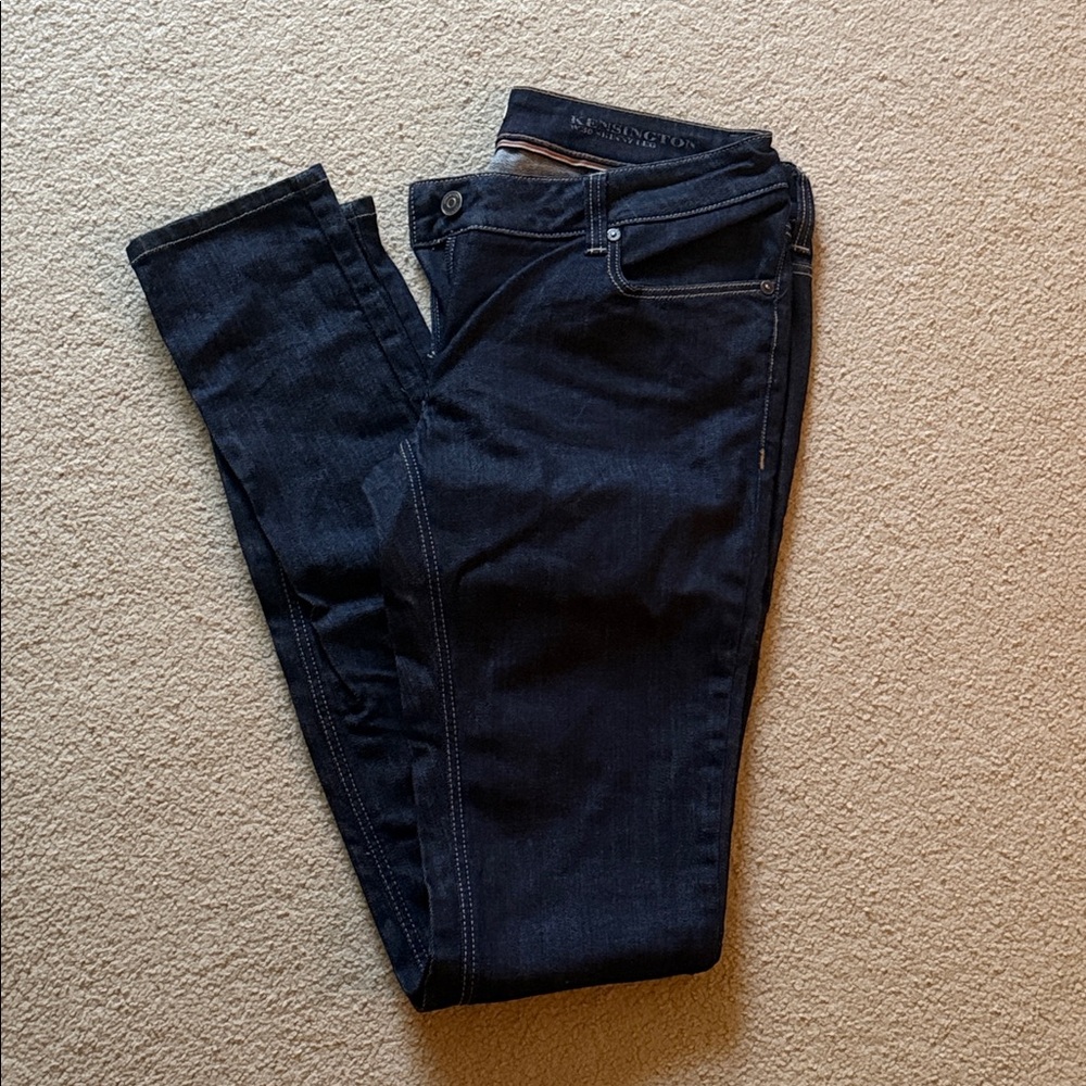 NWOT Vintage Burberry Brit Skinny Dark Blue Jeans